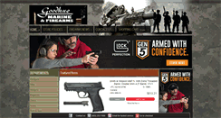 Desktop Screenshot of goodhuemarineandfirearms.com